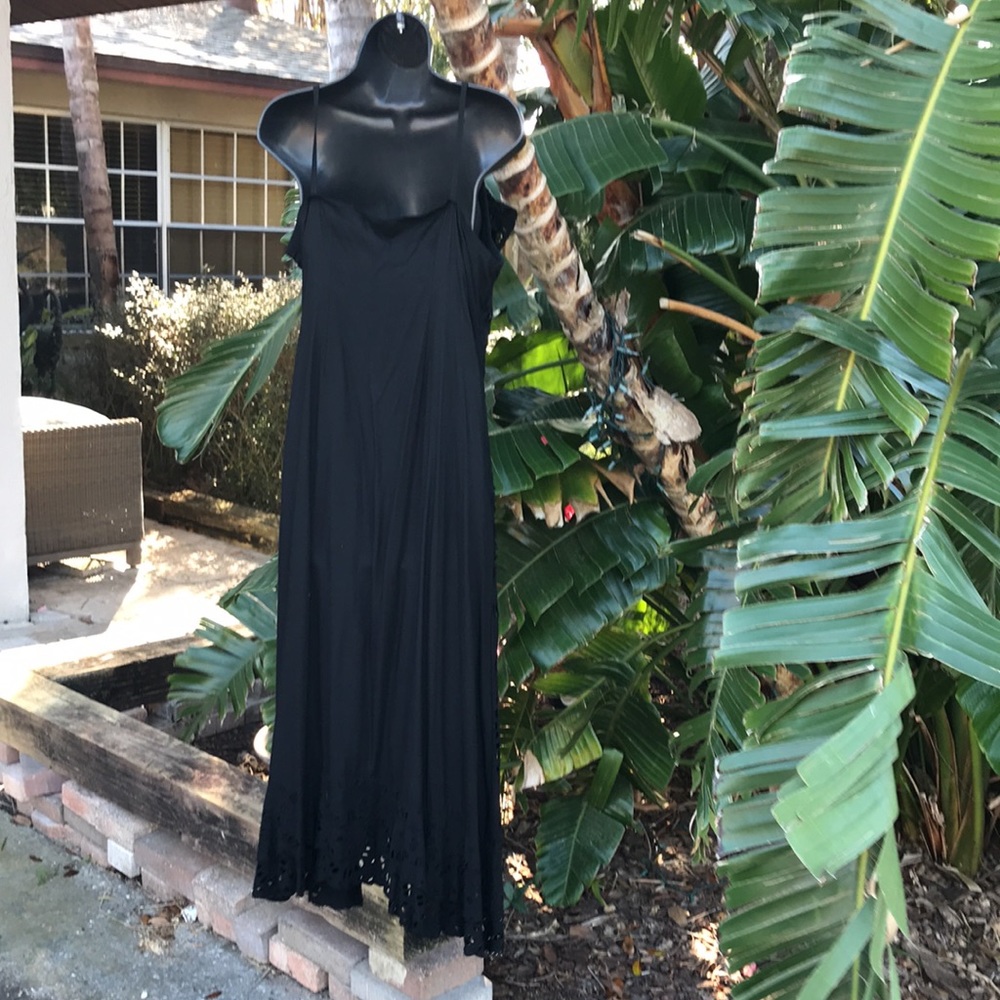 Hibiscus  ruffle eyelet lace slip dress - Picture 7 of 10